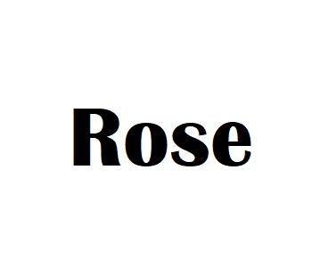 رز - Rose