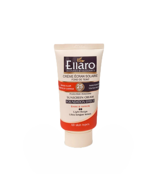 0000064_-foundation-effect-protection-moyenne-spf25.jpeg کرم ضد آفتاب الارو سری Foundation Effect مدل Protection Moyenne با رنگ بژ روشن SPF25 - تصویر 1