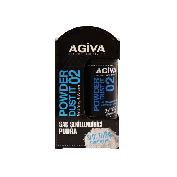 پودر حجم دهنده و حالت دهنده مو آگیوا مدل Agiva Powder Dust It 02 - تصویر 2