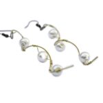 گوشواره برنجی مدل فنری P105