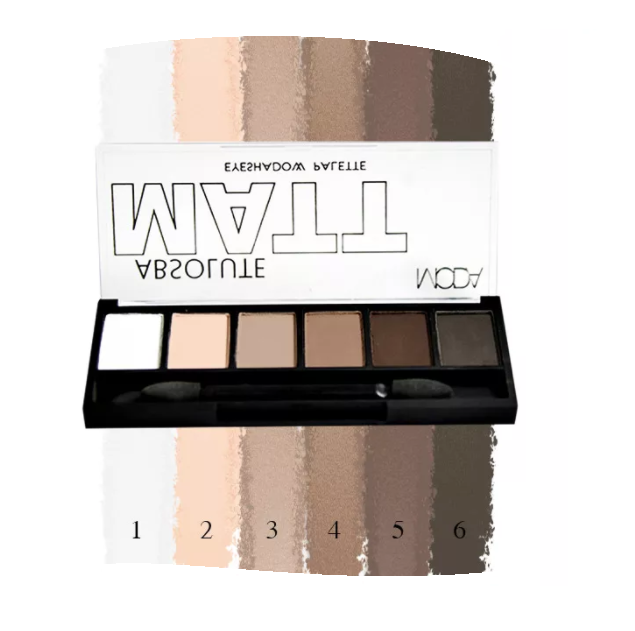 0002186_-absolute-matt-eyeshadow-pallet.png سايه چشم مدا مدل Absolute Matt Eyeshadow Pallet - تصویر 1