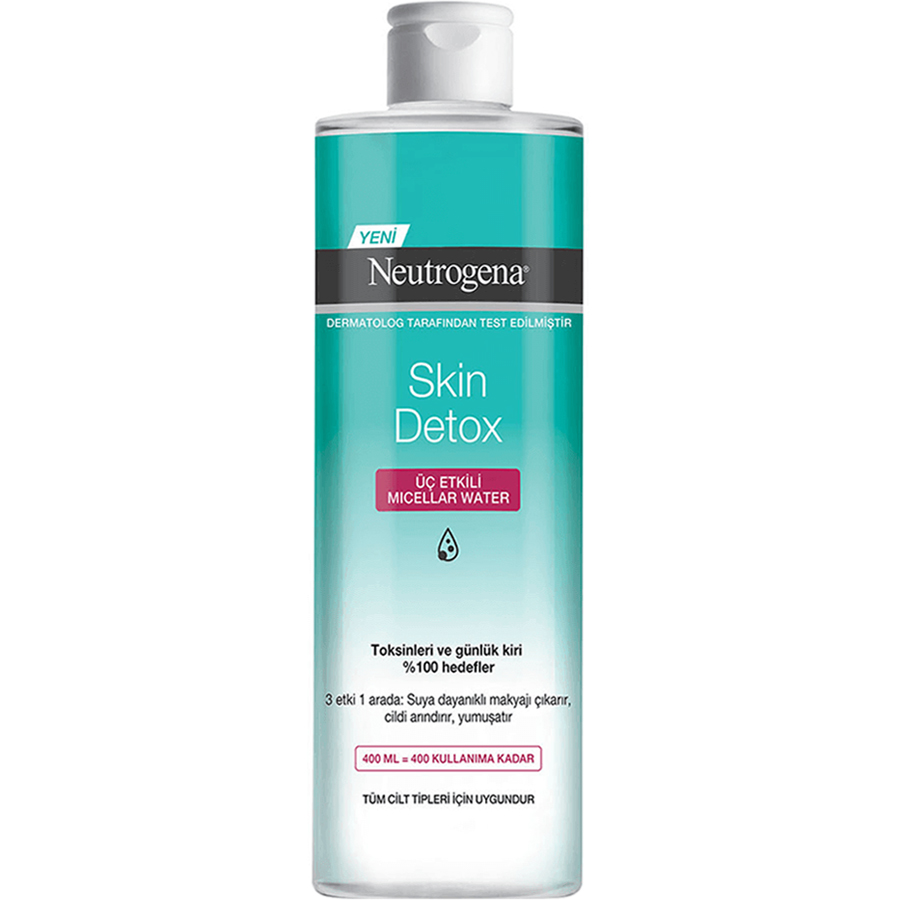 0003987_-skin-detox-400-.jpeg میسلار واتر نوتروژینا مدل Skin Detox حجم 400 میلی لیتر - تصویر 1