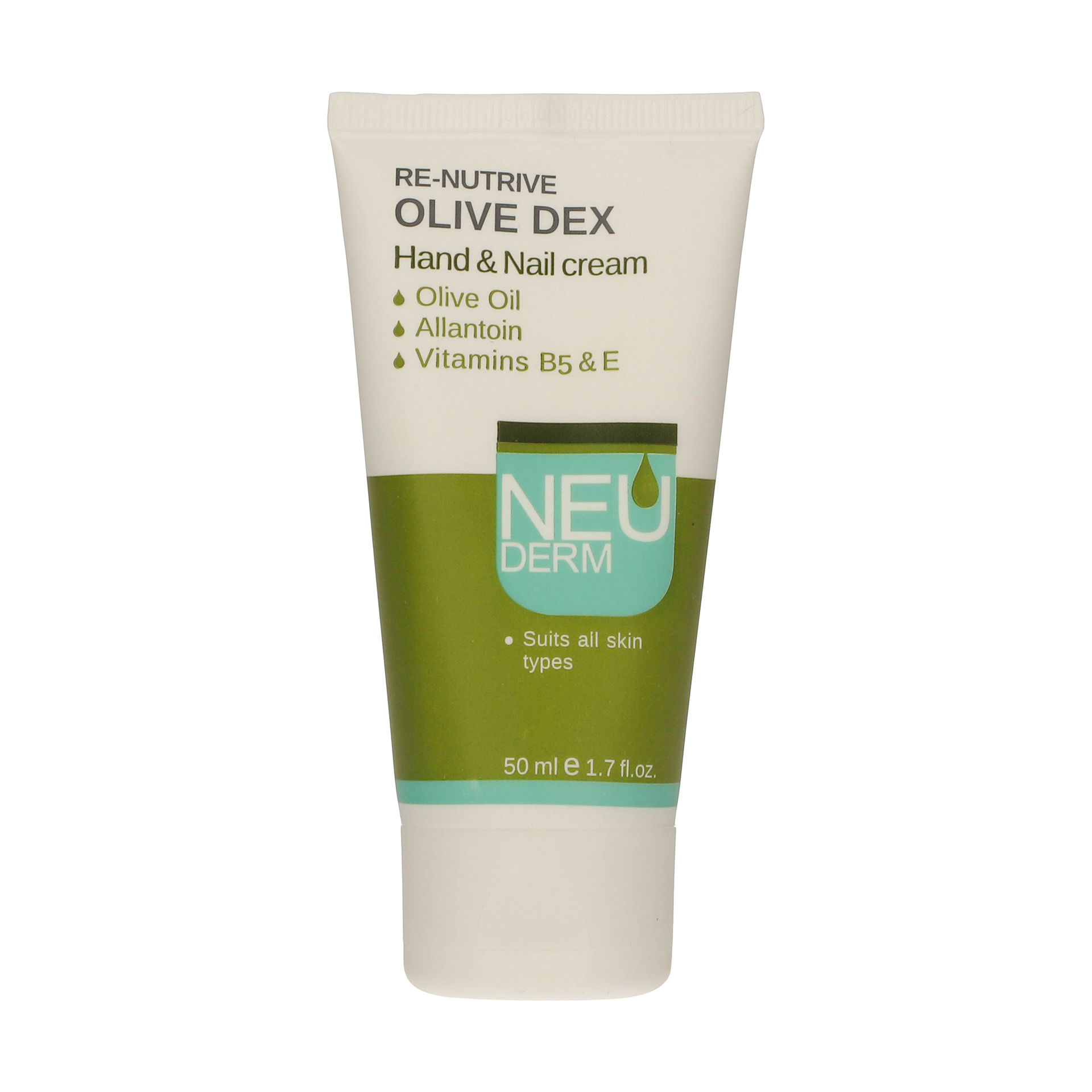0004244_-olive-dex-50-.jpeg کرم دست و ناخن نئودرم مدل Olive Dex حجم 50 میلی لیتر - تصویر 1