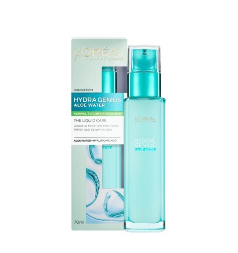 0006573_-hydra-genius-aloe-water-.jpeg سرم آبرسان پوست لورال مدل Hydra Genius Aloe Water برای پوست نرمال تا مختلط - تصویر 1