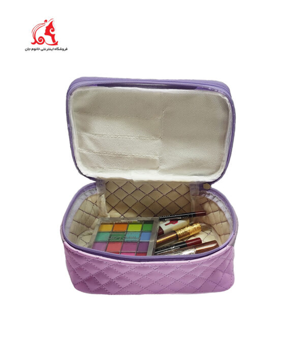 کیف آرایشی روسو رنگ بنفش - تصویر 3