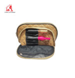 کیف آرایشی دستی روسو رنگ نسکافه ای - تصویر 2