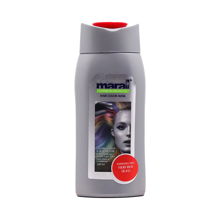 0014531_-865-200-.jpeg شامپو رنگساژ مارال شماره 8.65 رنگ قرمز آتشین حجم 200 میلی لیتر - تصویر 1