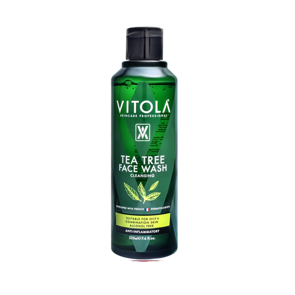 0014581_-tea-tree-225-.jpeg ژل شستشوی صورت ویتولا مدل Tea Tree حجم 225 میلی لیتر - تصویر 1