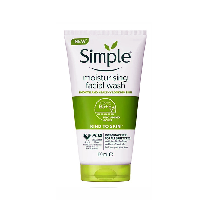 0014602_-moisturising-150-.jpeg ژل شستشوی صورت سیمپل مدل moisturising حجم 150 میلی لیتر - تصویر 1