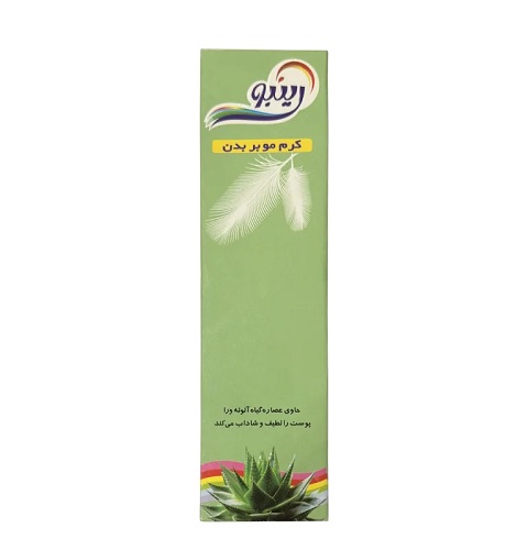 0014630_-aloevra-100-.jpeg کرم موبر بدن رینبو مدل Aloevra حجم 100 میلی لیتر - تصویر 1