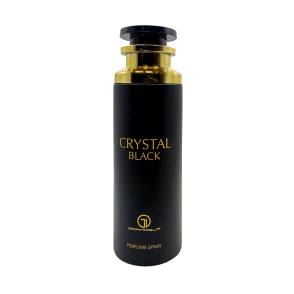 0014950_-crystal-black-200-.jpeg اسپری بدن زنانه گراندیور مدل Crystal Black حجم 200 میلی لیتر - تصویر 1