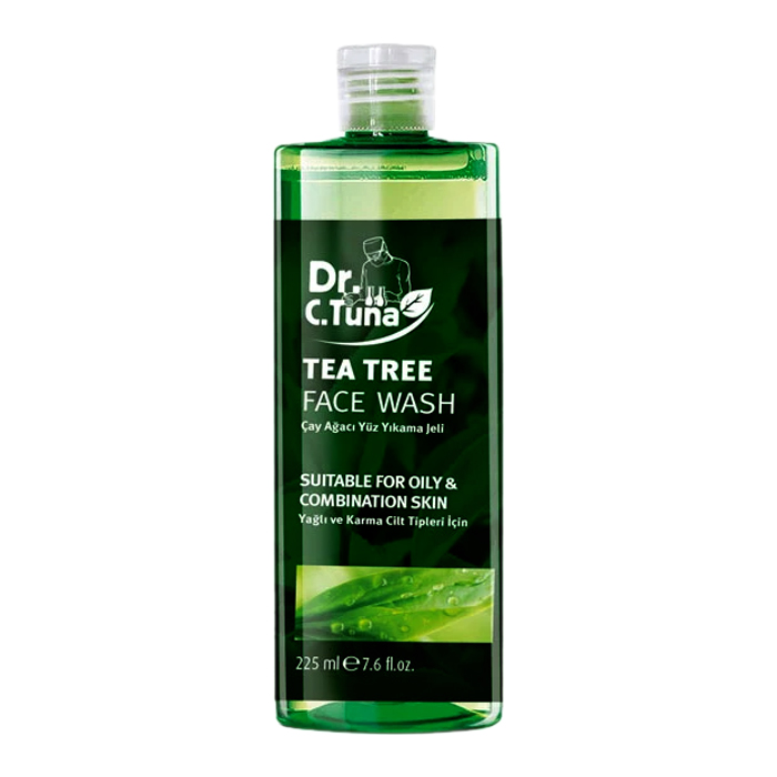 0015555_-tea-tree-225-.jpeg ژل شستشوی صورت دکتر تونا مدل Tea Tree حجم 225 میلی لیتر - تصویر 1