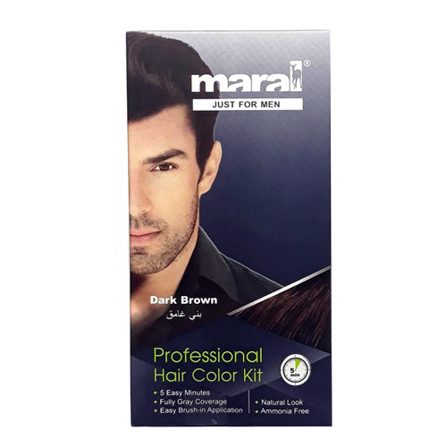 0015734_-dark-brown-100-.jpeg کیت رنگ موی مردانه مارال مدل Dark Brown حجم 100 میلی لیتر - تصویر 1