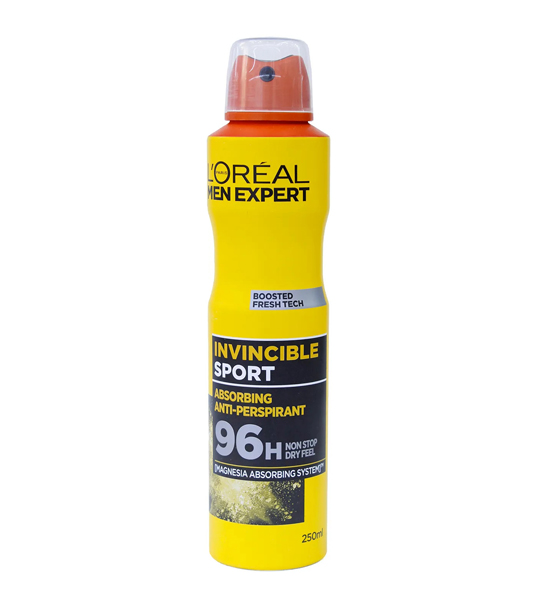 0016101_-expert-invincible-sport-.jpeg اسپری ضد تعریق مردانه لورال مدل expert invincible sport حجم ۲۵۰ میلی لیتر - تصویر 1