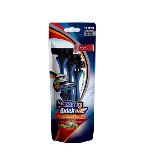 0016157_-quick3plus-3-.jpeg خود تراش سه لبه پرلایف مدل Quick3Plus بسته 3 عددی - تصویر 1